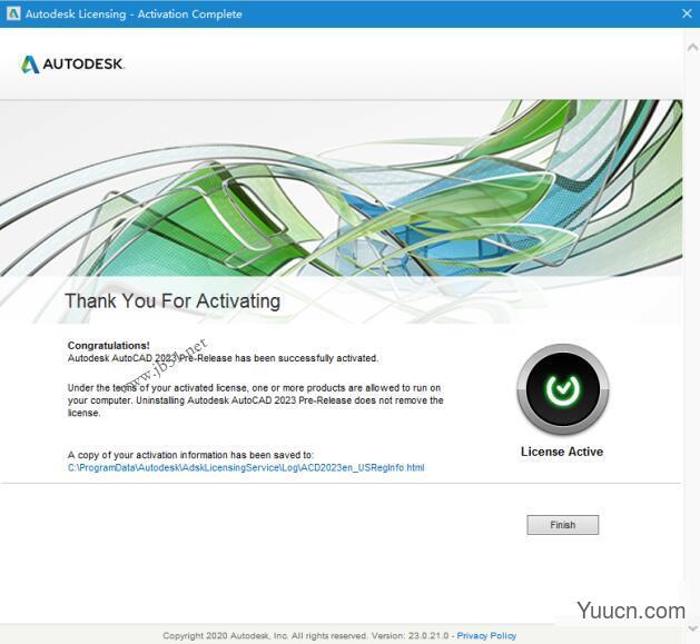Autodesk AutoCAD 2023(cad2023) Alpha2 离线体验破解版(附序列号+安装教程)