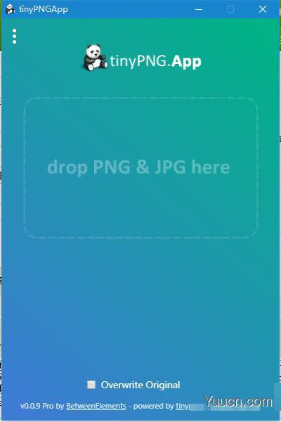 PNG/JPG图片压缩神器 TinyPNG.App Pro 0.0.9 Win 官方安装专业版