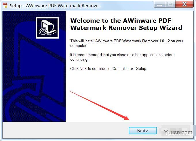 PDF去水印工具AWinware PDF Watermark Remover v1.0.1.2 英文免费安装版