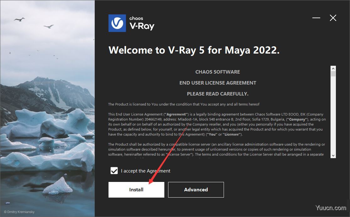 Vray渲染器插件V-Ray Advanced v5.10.20 for Maya 2022 Win破解版