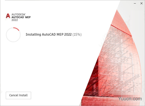 Autodesk AutoCAD MEP 2022 中文破解版(附破解教程) 64位