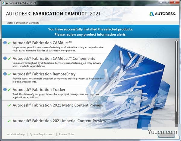 风管设计类软件 Autodesk Fabrication CAMduct 2021 安装版