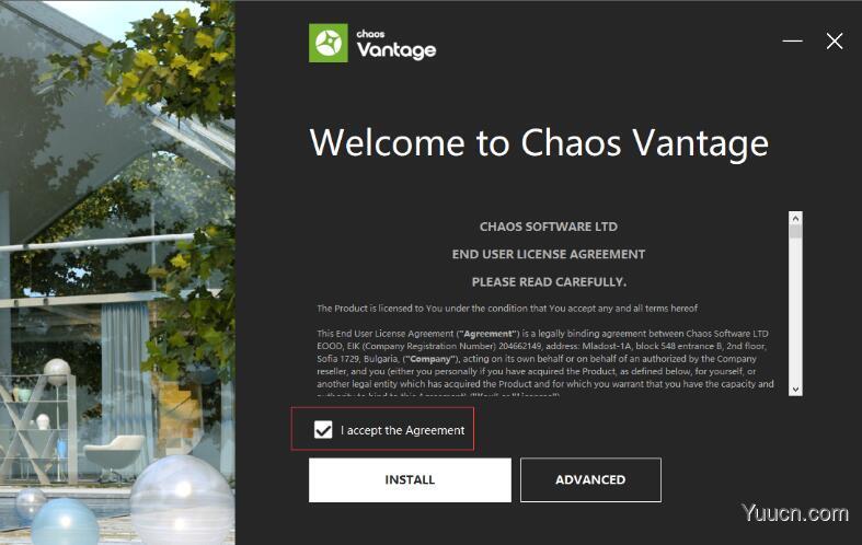实时光追渲染器Chaos Vantage v1.5.3 中文汉化破解版(附补丁+安装教程)