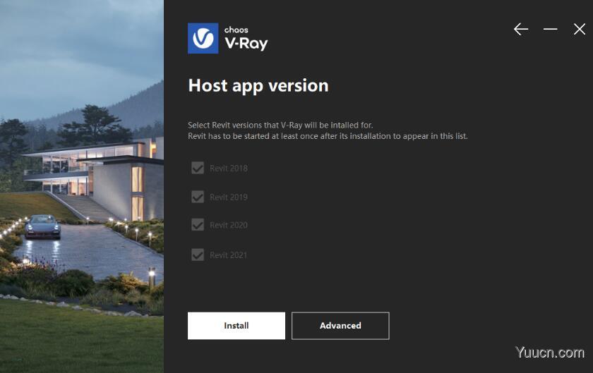 V-ray渲染器 VRay 5.10.20 for Revit 2018-2022 破解版(附补丁+安装教程) 64位