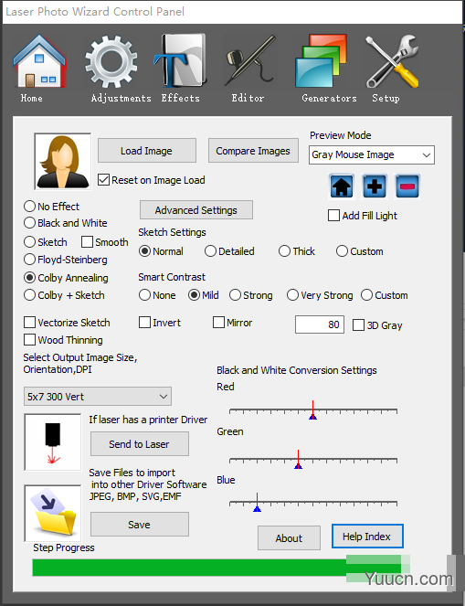 Laser Photo Wizard Pro(激光照片雕刻软件) v9.6 最新破解安装版 附安装教程+补丁