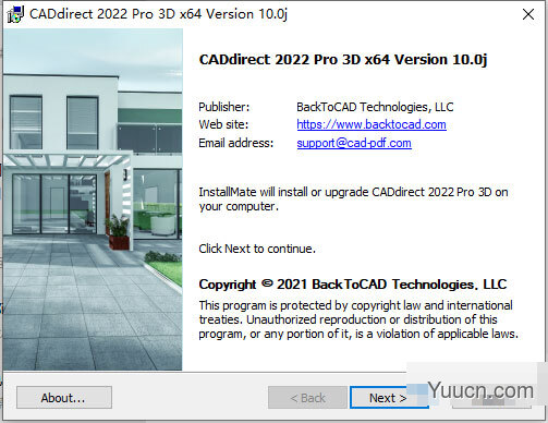 CAD制图软件BackToCAD CADdirect 2022 v10.1a 英文激活版 64位