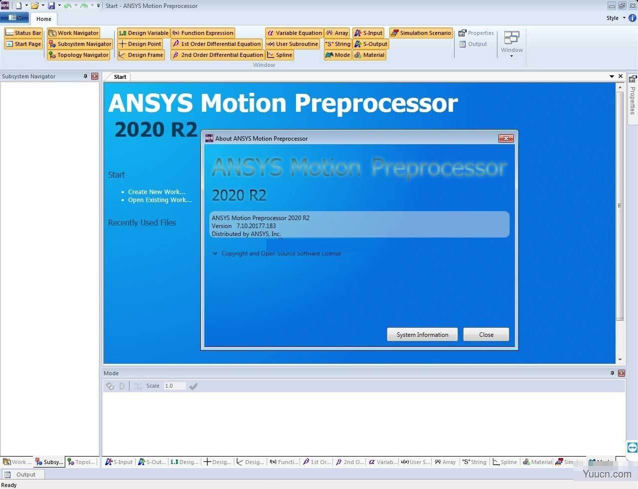 多动力学仿真软件 ANSYS Motion 2020 R2 Win64 免费授权版(附安装教程)