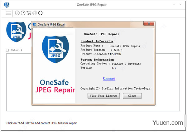 OneSafe JPEG Repair(jpg图片修复软件) v4.5.0.0 安装免费版