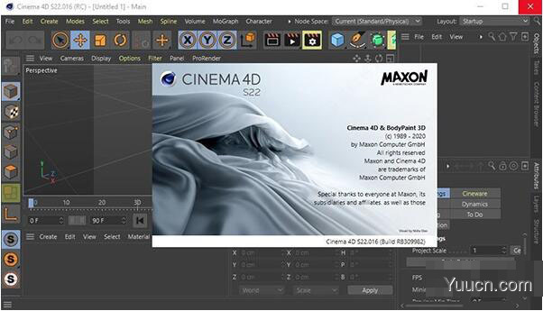 Maxon Cinema 4D S22(三维渲染软件) Mac 中文/英文版(含离线包+方法)