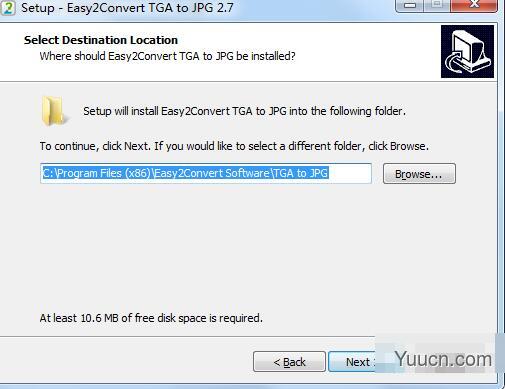Easy2Convert TGA to JPG PRO(TGA图像转JPG工具) V2.7 免费安装版