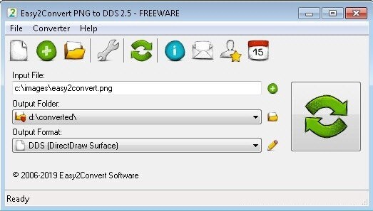 Easy2Convert PNG to DDS(PNG转DDS工具) v2.5 免费安装版