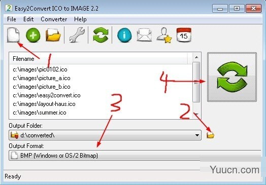 Easy2Convert ICO to IMAGE(图片转换工具) v2.2 免费安装版