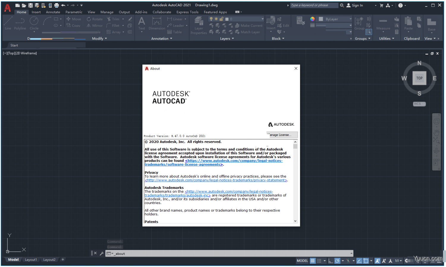 Autodesk AutoCAD 2021.1 中文/英文正式免费版(附安装教程)