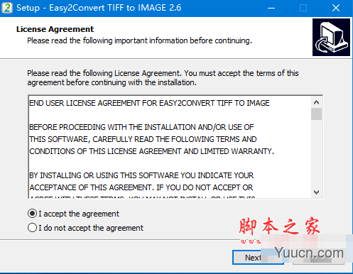 Easy2Convert TIFF to IMAGE(图片格式转换软件) v2.6 免费安装版