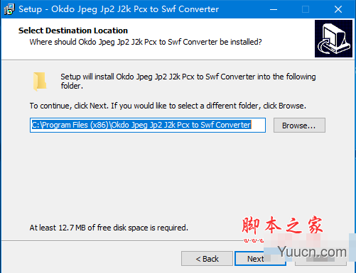 Okdo Jpeg Jp2 J2k Pcx to Swf Converter(图片转换工具) v5.6 免费安装版