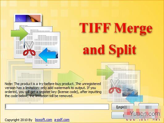 Boxoft TIFF Merge Split(TIFF合并拆分软件) V1.6 官方免费安装版(附安装教程)