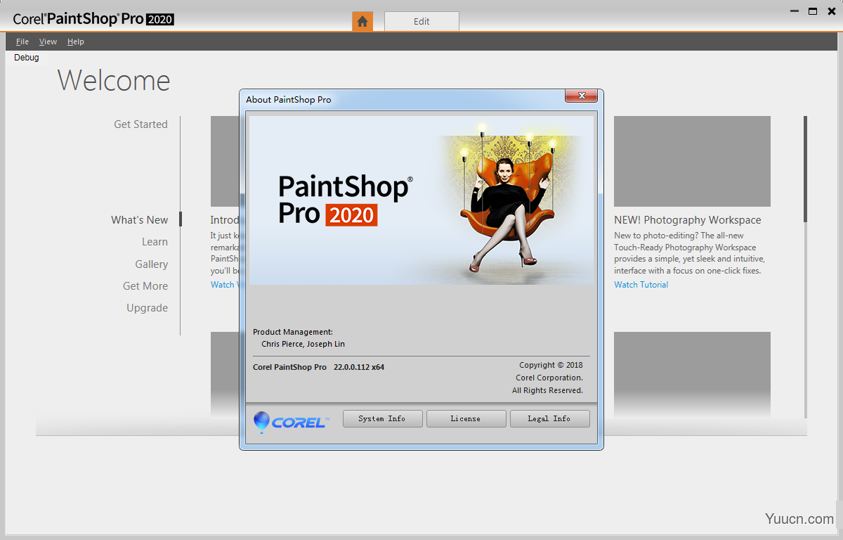 Corel PaintShop Pro 2020 v22.0.0.112 绿色便携免激活版 Win64位
