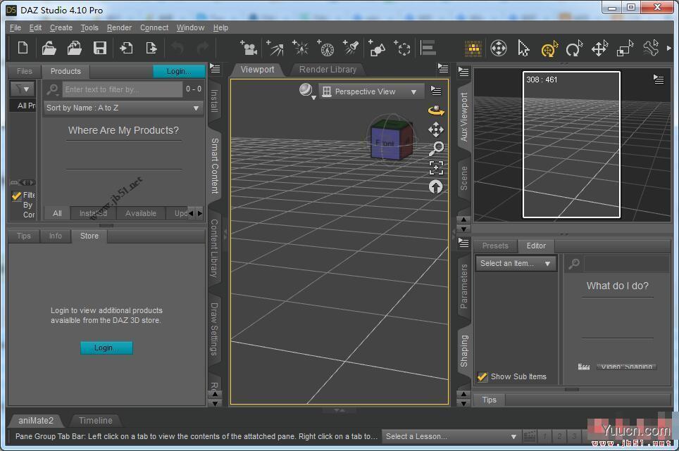 DAZ Studio Pro Edition(3D动画软件) v4.15 免费版(附注册码+安装教程) 32位