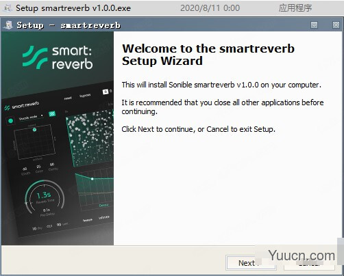 人工智能混响插件Sonible SmartReverb v1.0.1 安装免费版