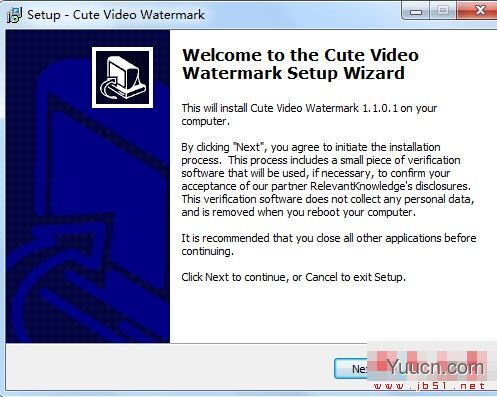 Cute Video Watermark(视频加水印)V1.1.0.1 英文安装版