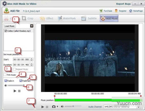idoo Add Music to Video(视频音乐编辑软件) v3.0.0 官方版