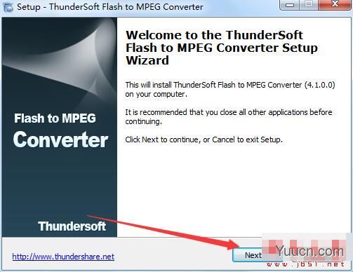 ThunderSoft Flash to MPEG Converter V4.1.0 安装破解版(附激活补丁)