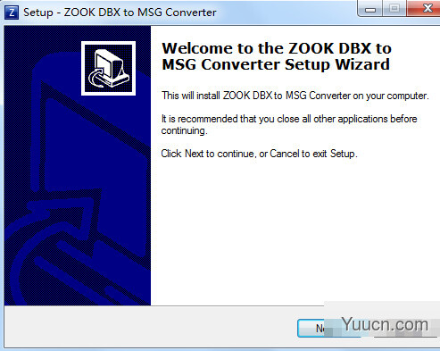 ZOOK DBX to MSG Converter(邮件转换工具)V3.0 官方安装版