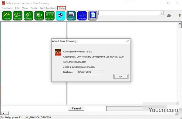 CnW Recovery硬盘数据恢复工具 v5.52 破解激活版