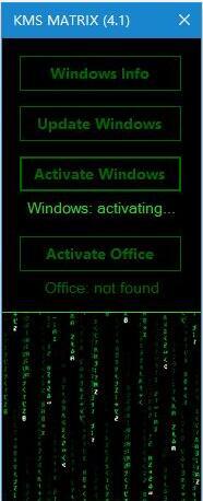 KMS Matrix(windows/office一键激活工具) v4.1 免费绿色版
