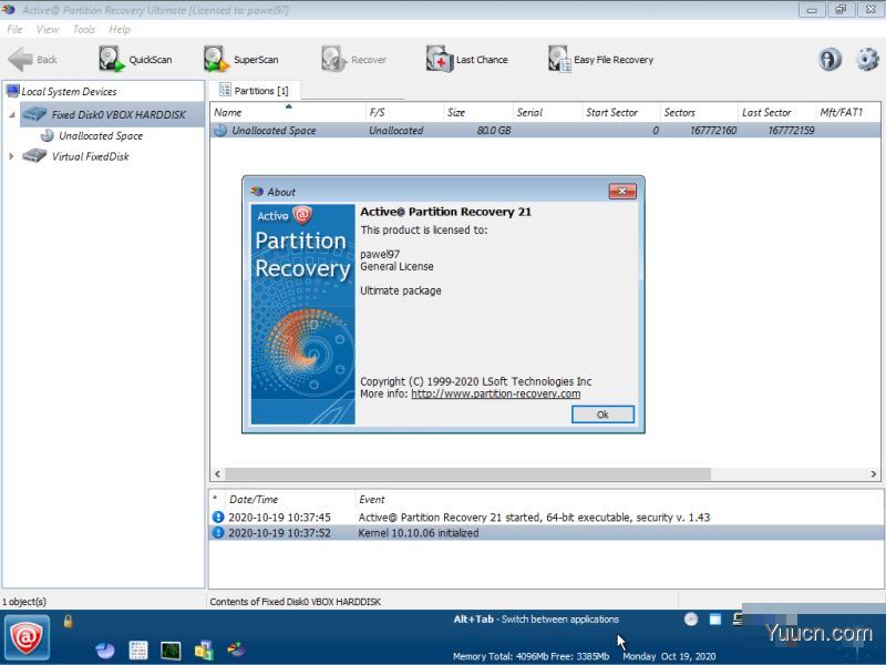 Active Partition Recovery Ultimate 硬盘分区恢复工具 21.0.1 WINPE x64