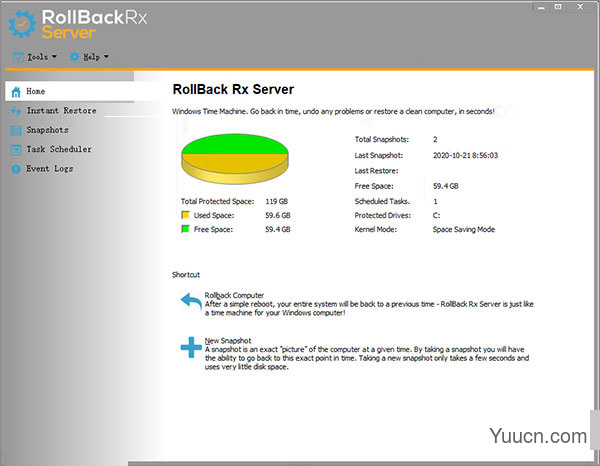RollBack Rx Server服务器备份还原软件 v3.3 破解授权版(附安装教程)