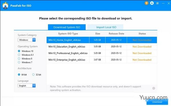 PassFab for ISO(ISO刻录工具) v1.0.0 官方版