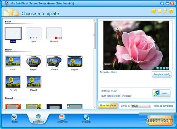 iPixSoft flash ScreenSaver Maker (屏保制作软件) v4.2.0 官方安装版