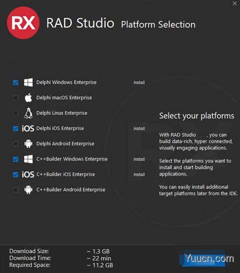 Embarcadero Delphi RAD Studio 11 Alexandria V28.0 激活版(附补丁+安装教程)