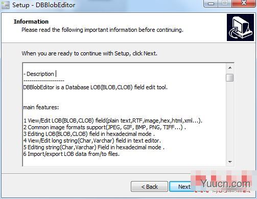 DBBlobEditor(数据库编辑器) v6.3 官方免费安装版(附安装教程)