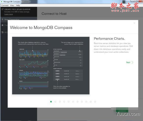 MongoDB Compass(可视化数据库管理软件)V1.18.0 免费安装版