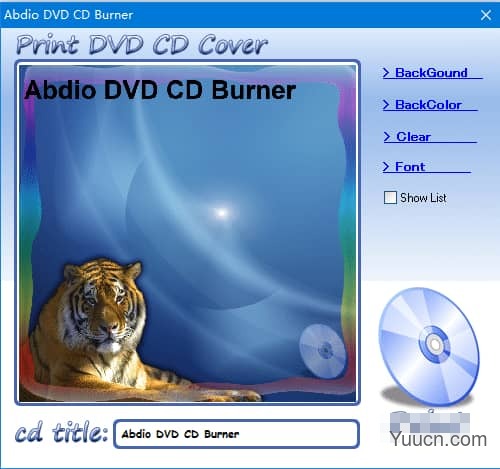 Abdio DVD CD Burner(DVD/CD光盘刻录软件) v7.86 官方安装版