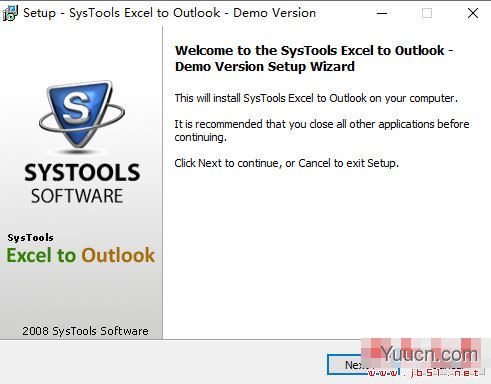 SysTools Excel to Outlook(文件转换)V3.0 官方安装版