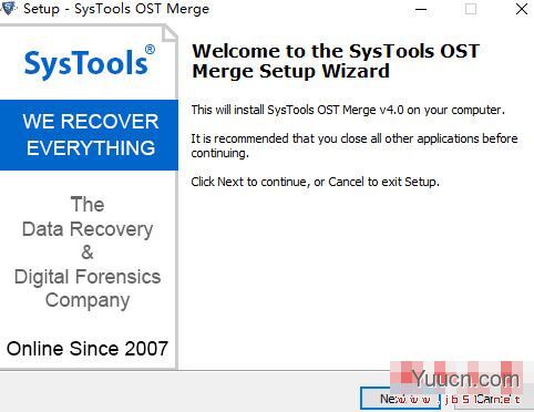 SysTools OST Merge(文件合并)V4.0 官方安装版
