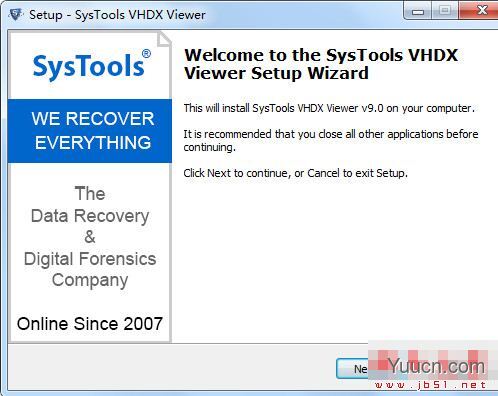 SysTools VHDX Viewer(文件查看)V9.0 官方英文安装版