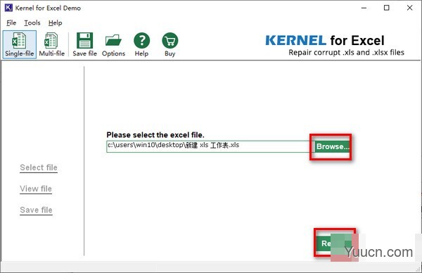 Kernel for Excel(Excel文件修复软件) v19.7 官方版