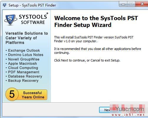 SysTools PST Finder(文件管理查找)V1.0 官方安装版