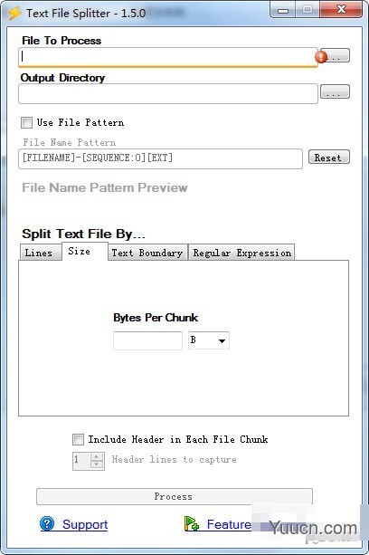 Text File Splitter(文件分割工具) v1.5.0 免费绿色版