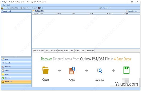 SysTools Outlook Deleted Items Recovery(删除邮件恢复工具) v3.0 免费版