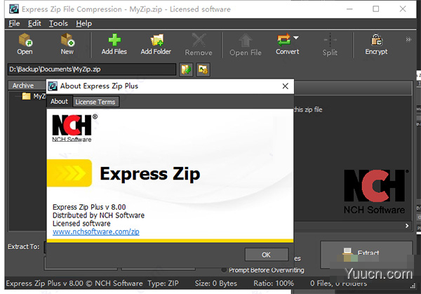 express zip文件压缩器 v8.00 破解版(附安装教程)