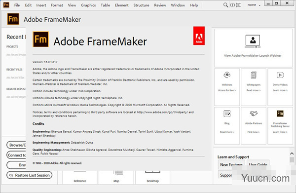 页面排版软件 Adobe FrameMaker 2020 v16.0.1.817 中文直装破解版