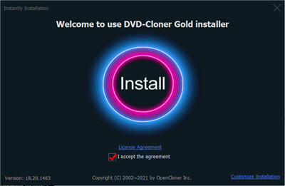 DVD Cloner Gold2021(DVD翻录工具) v18.20 破解免费版(附安装教程)