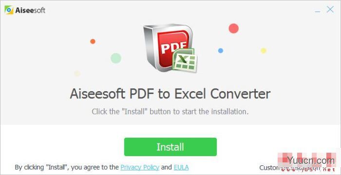 Aiseesoft PDF to Excel Converter(PDF转Excel)V3.3.32 官方安装版