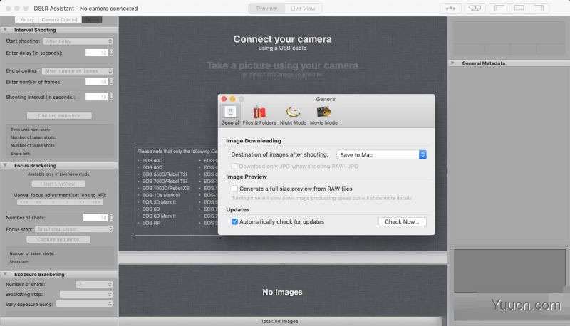 DSLR Assistant(单反助手/相机远程控制) for Mac v3.9.0 直装破解版
