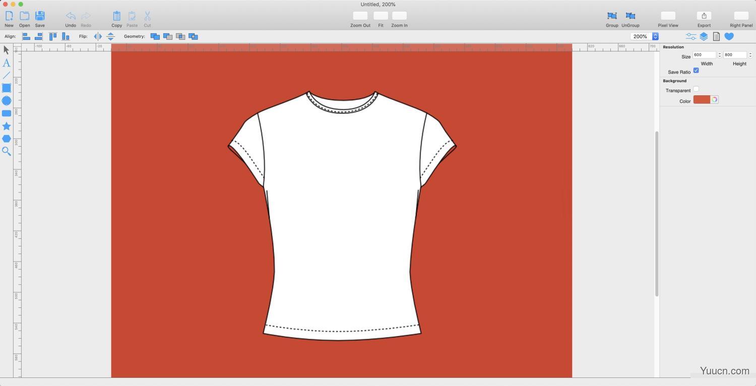 时装设计类矢量绘图工具Fashion Art for Mac v1.3.4 (552) 直装激活版